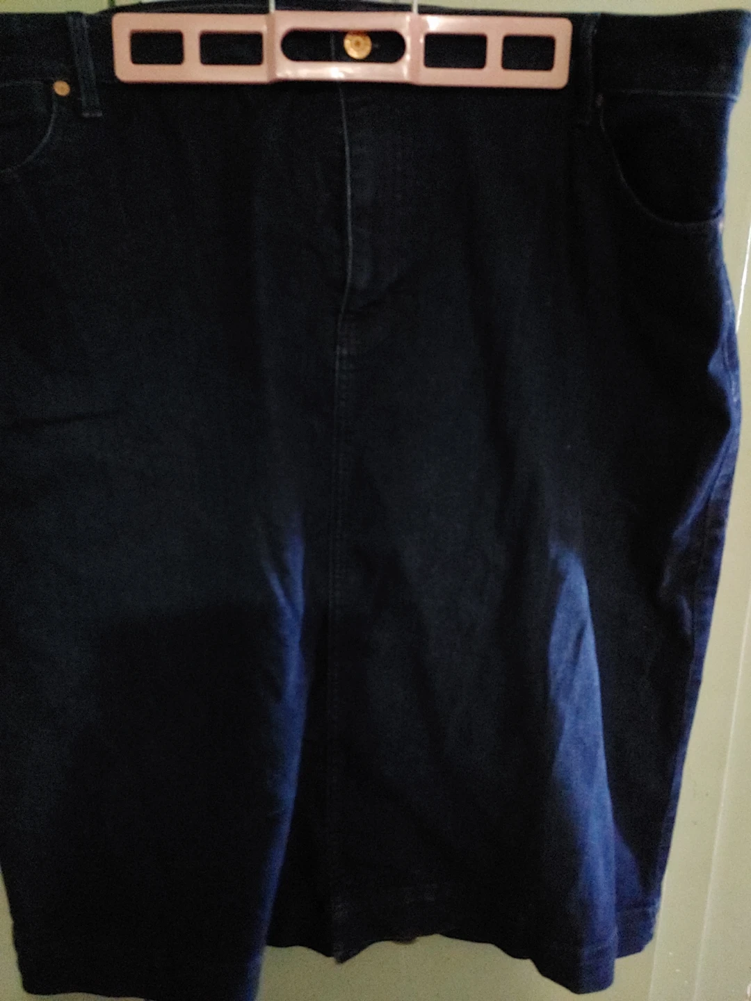 Talbots Plus Dark Wash Denim Pencil Skirt - photo 3