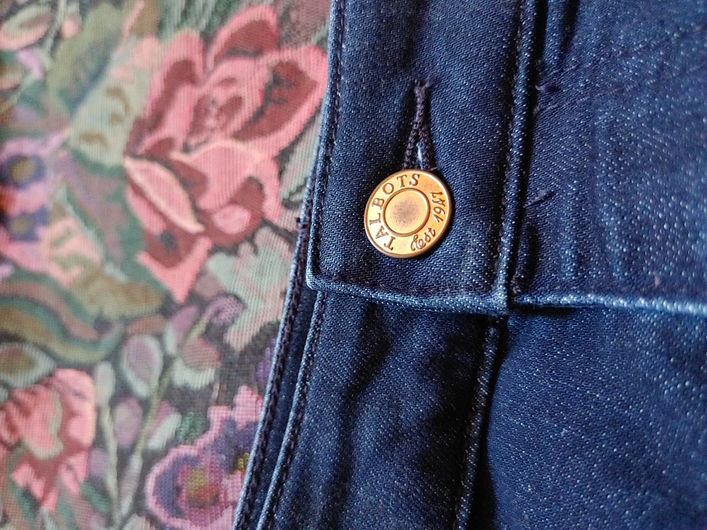 Talbots Plus Dark Wash Denim Pencil Skirt - photo 4