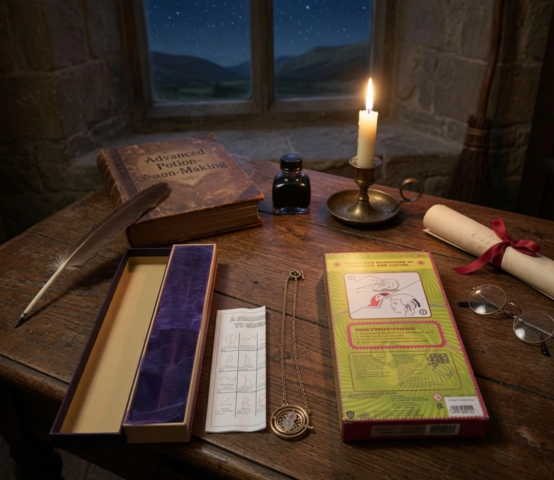 Harry Potter Collectibles - Hermione Wand, Time Turner, Ear - photo 2