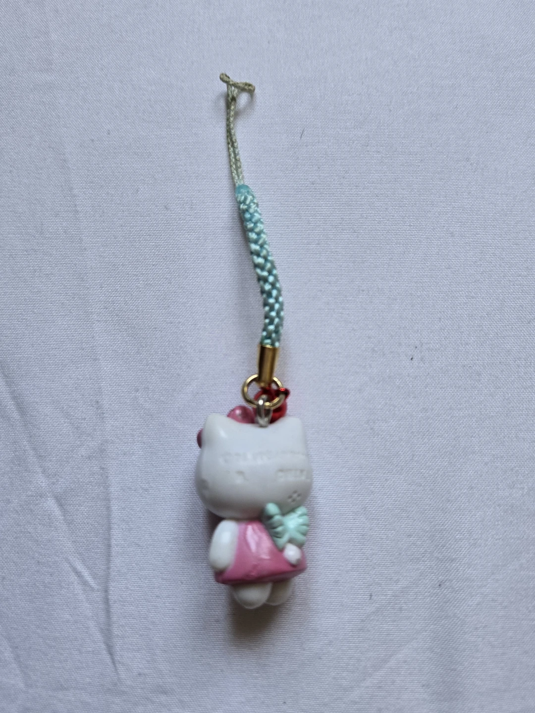 Vintage 1997 Sanrio Hello Kitty Cupid Angel Wings Keychain Strap - photo 2