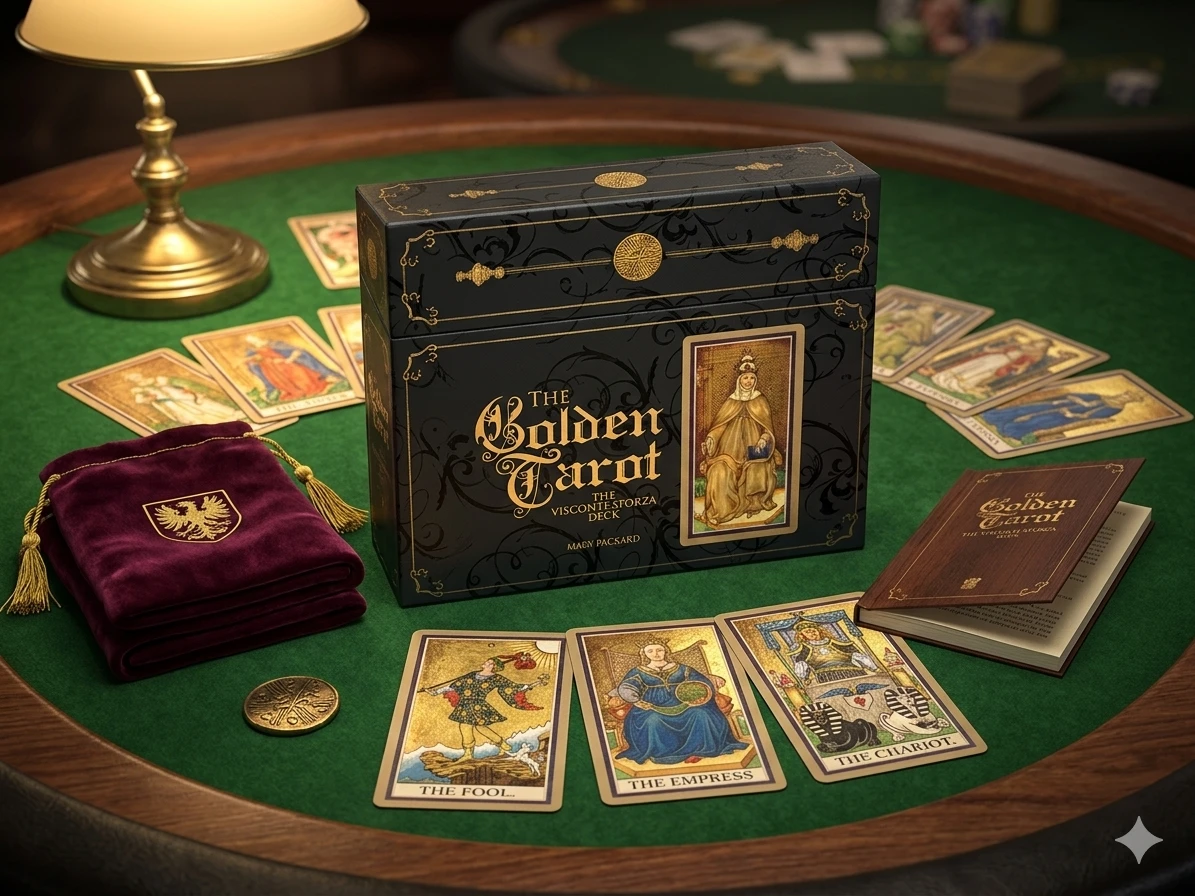 The Golden Tarot Visconti-Sforza Deck by Mary Packard - photo 2