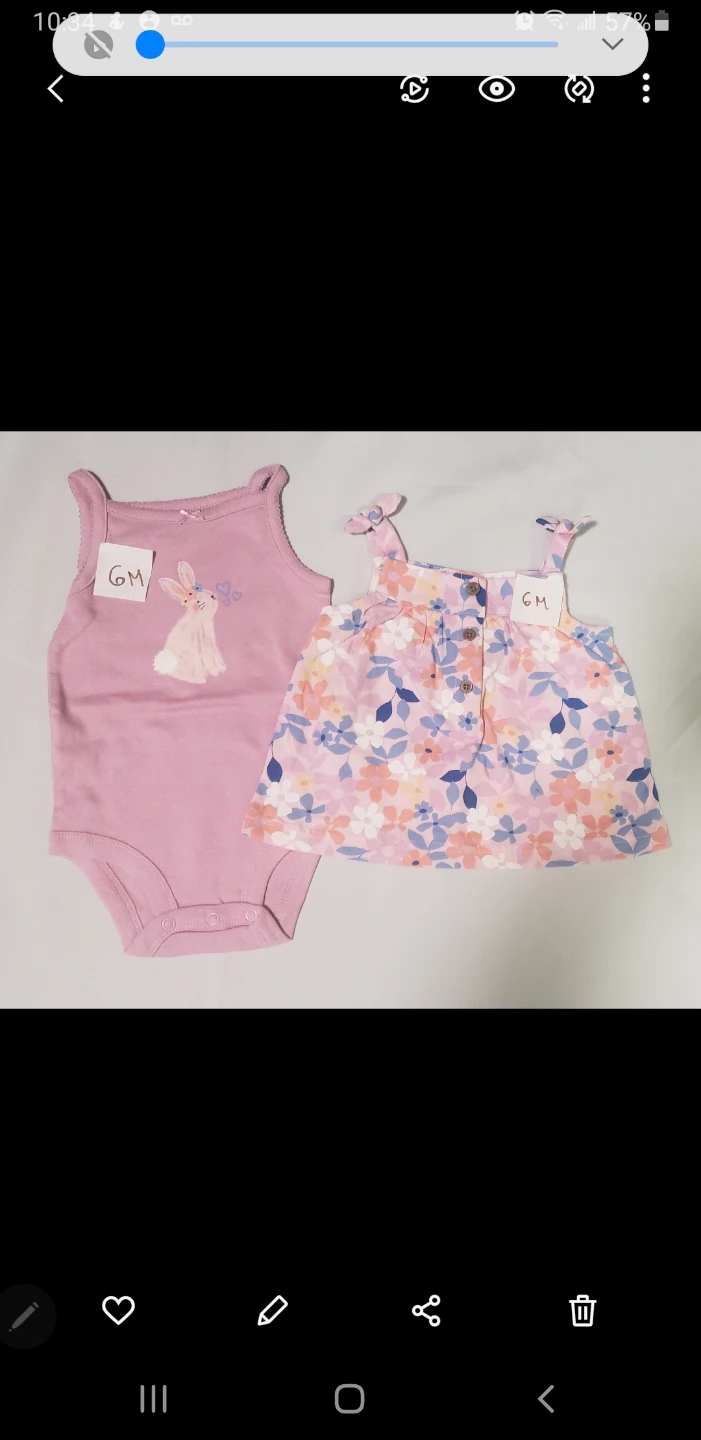 Brand new Carter Girls Baby Clothing