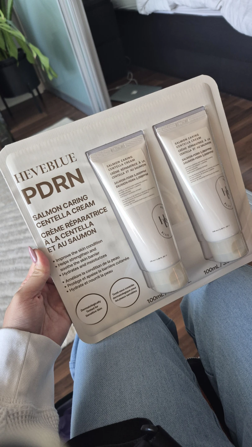 $20 -HEVEBLUE PDRN Salmon Caring Centella Cream Set