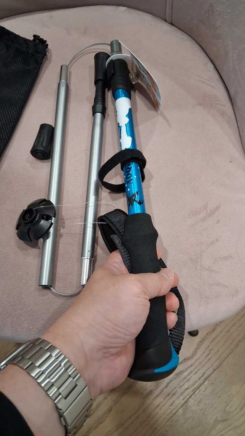 NEW Hiking Pole Trekking Pole Collapsable Strong Sturdy - photo 2