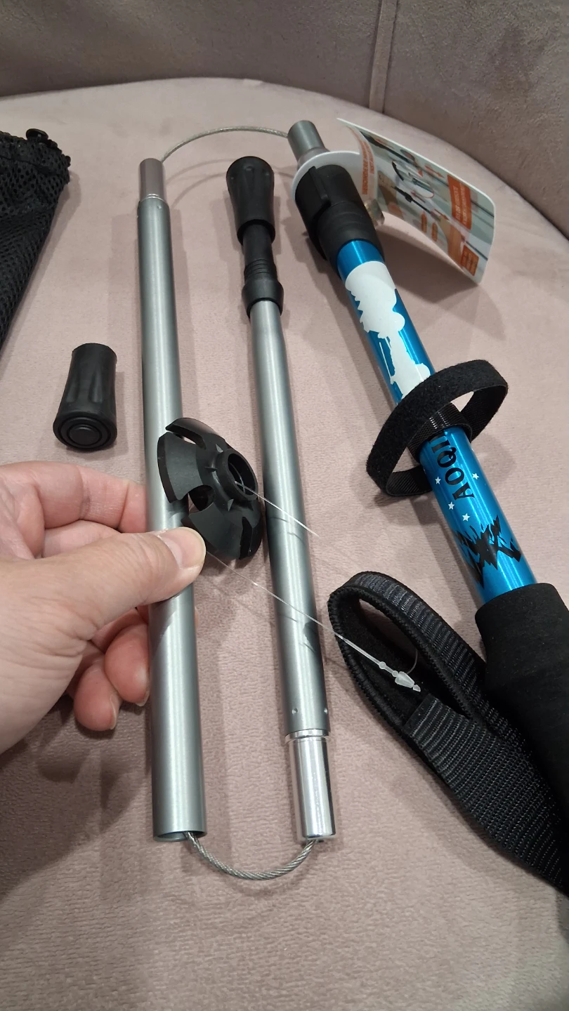 NEW Hiking Pole Trekking Pole Collapsable Strong Sturdy - photo 3