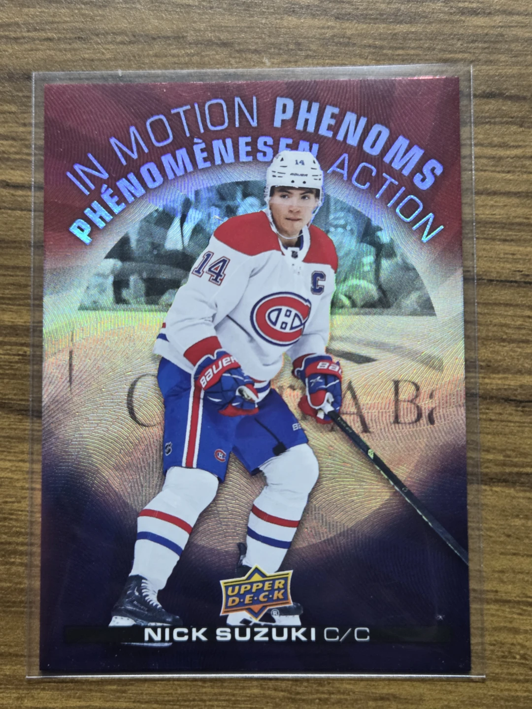 Upper Deck Tim Hortons Nick Suzuki Hockey Card