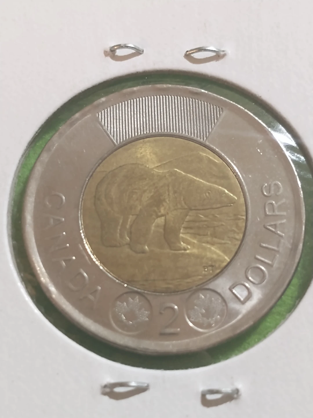 Nice 2016 Canada uncirculated Toonie ~0334