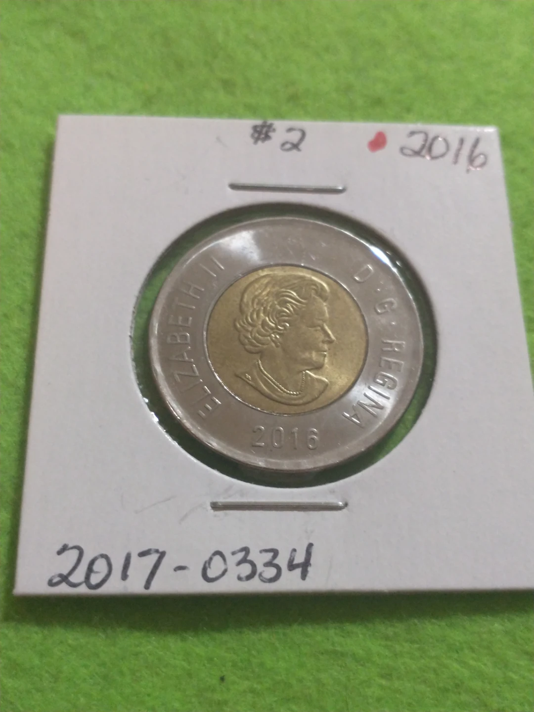 Nice 2016 Canada uncirculated Toonie ~0334 - photo 3