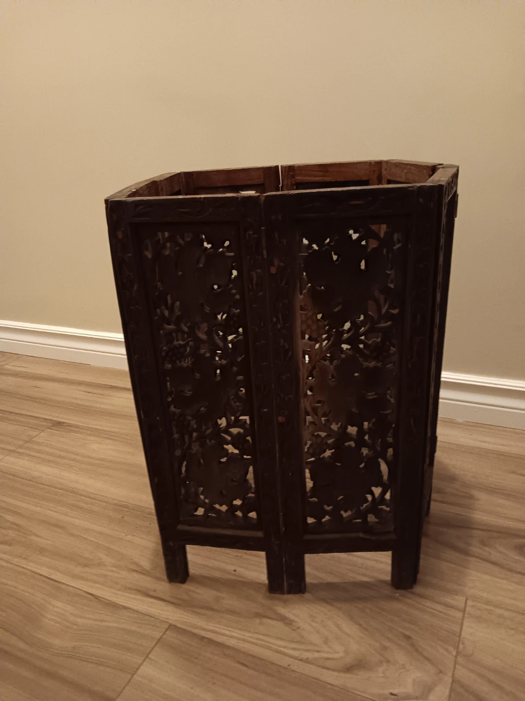 Antique Campaign Tea Table base