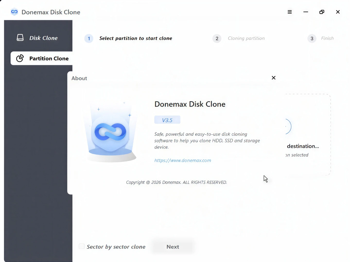 Donemax Disk Clone Bootable DVD - photo 4