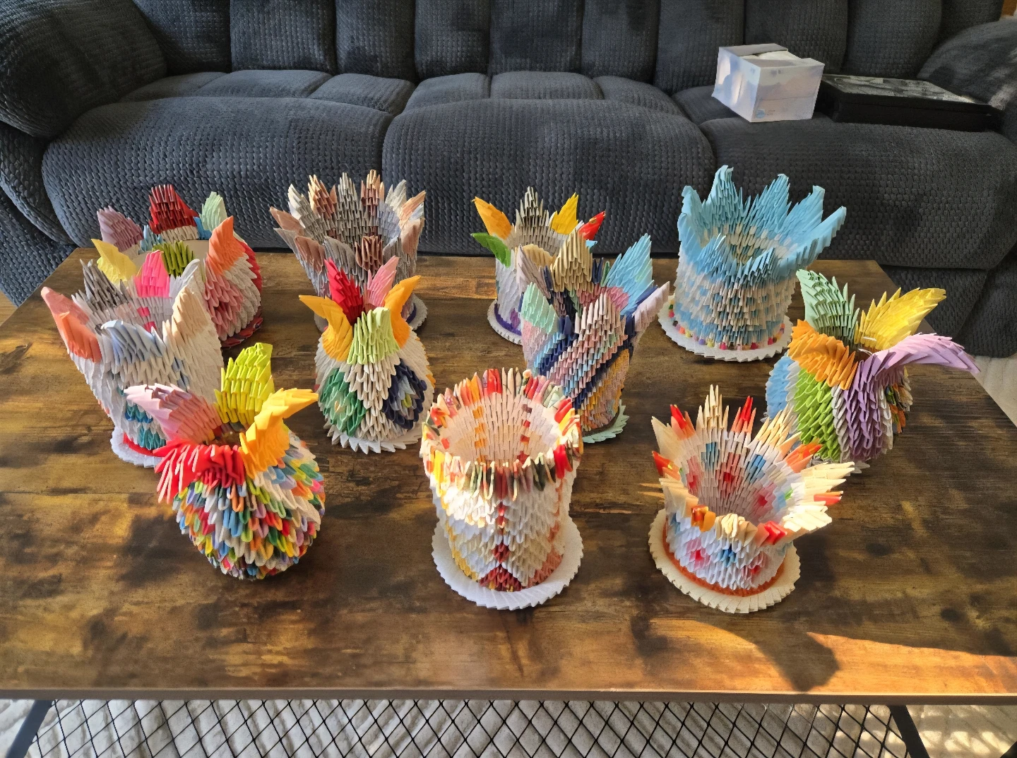 Functional Origami Sculptures