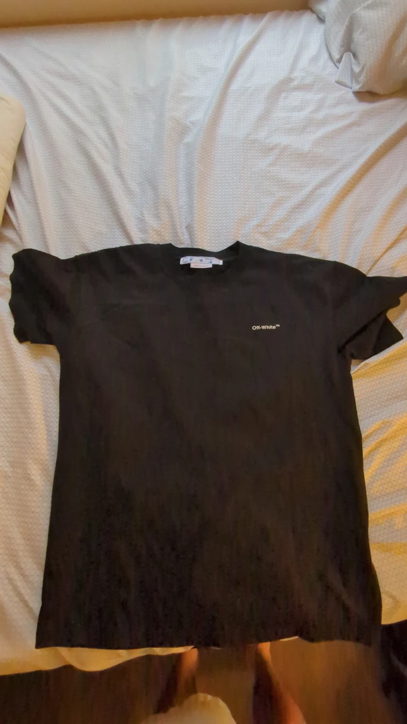 OFF-WHITE Black Chain Graphic T-Shirt