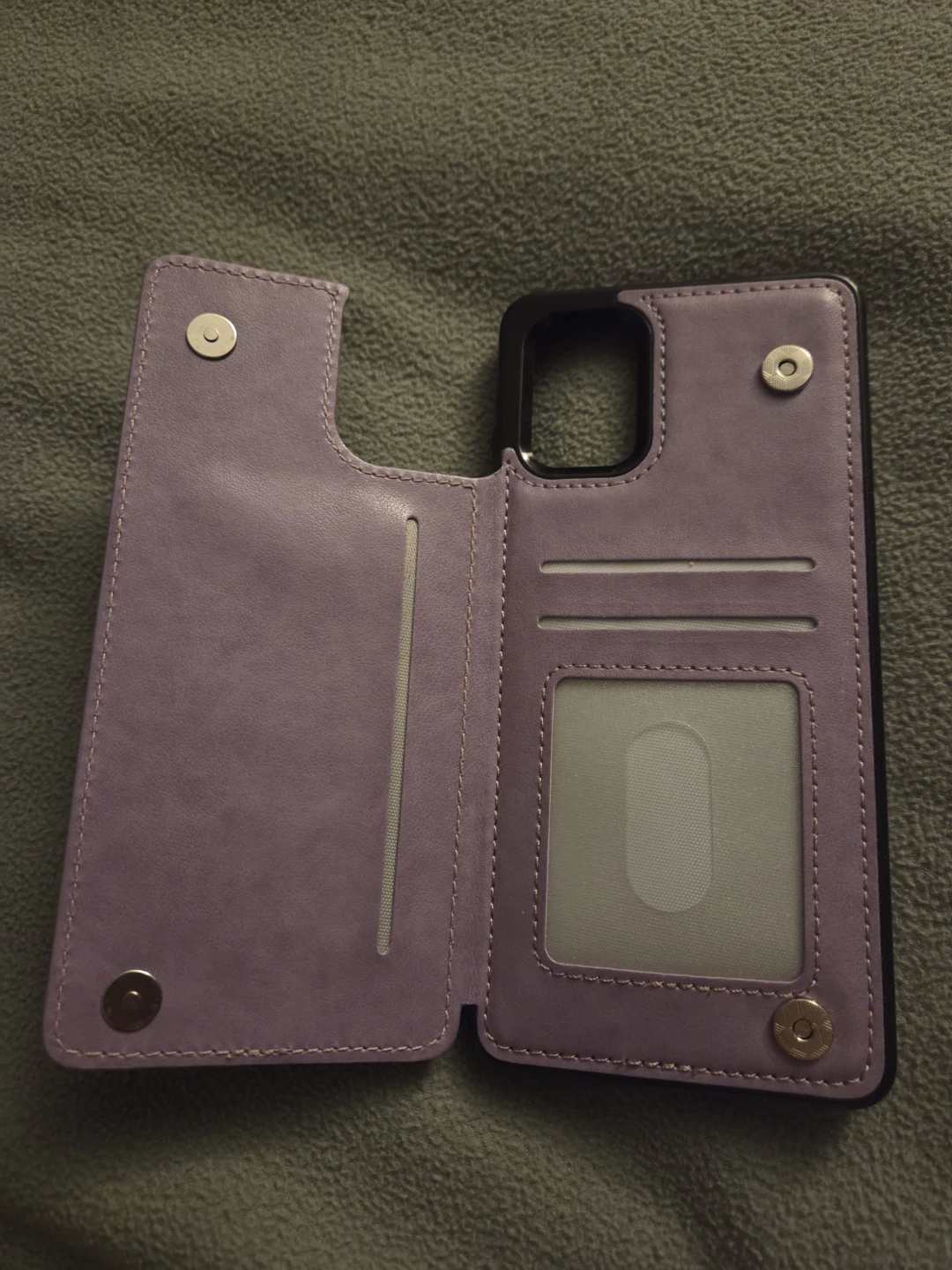 Purple Floral Folio Wallet Phone Case - photo 3