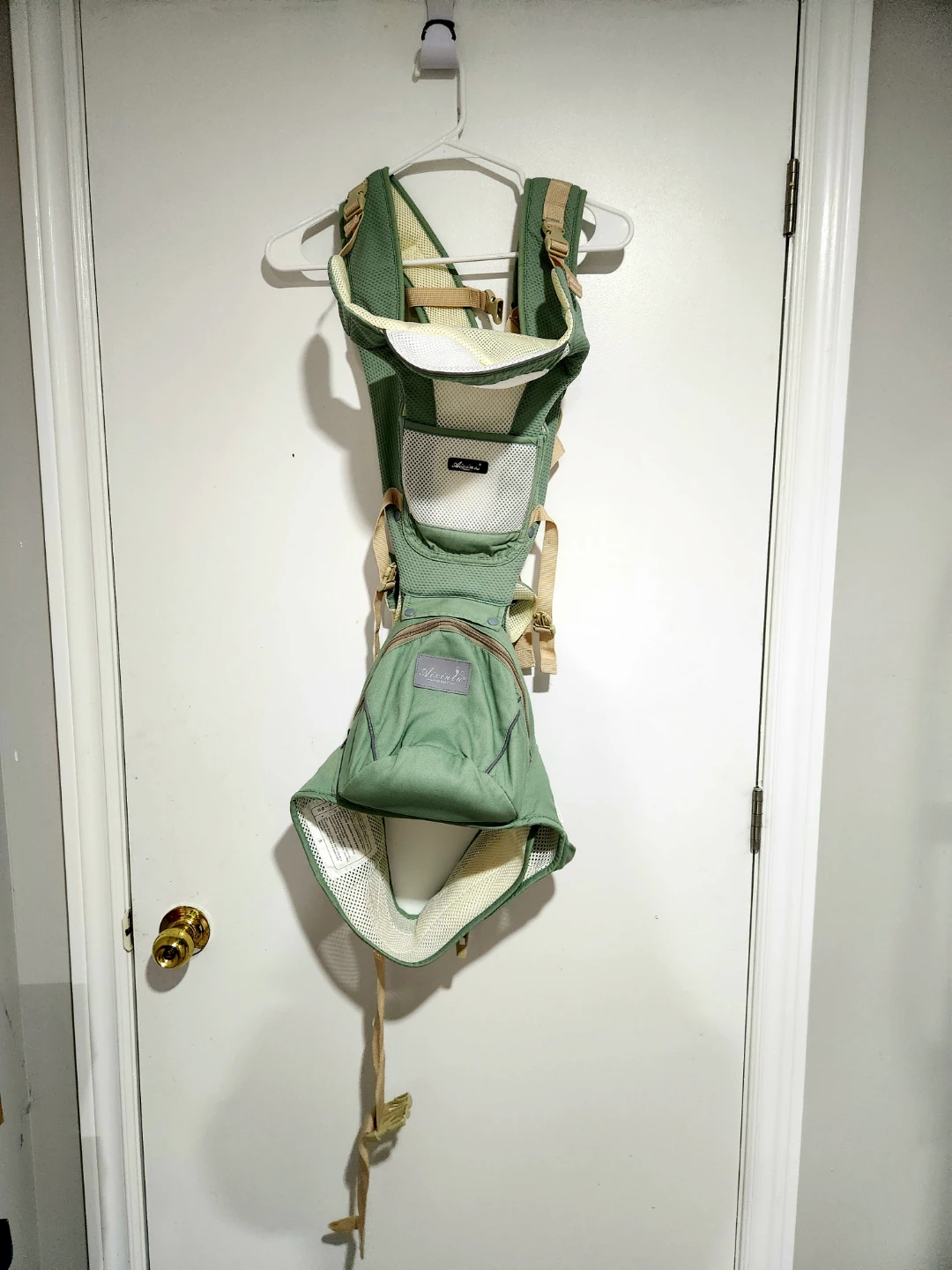 Baby Carrier Hip Seat Green - photo 5