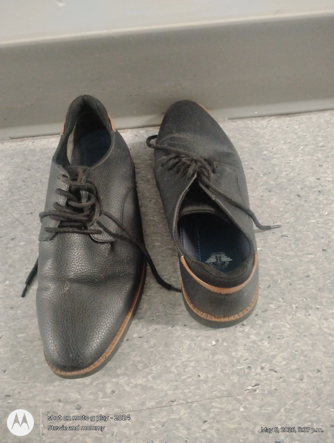 Men's Black Oxford Shoes - photo 2