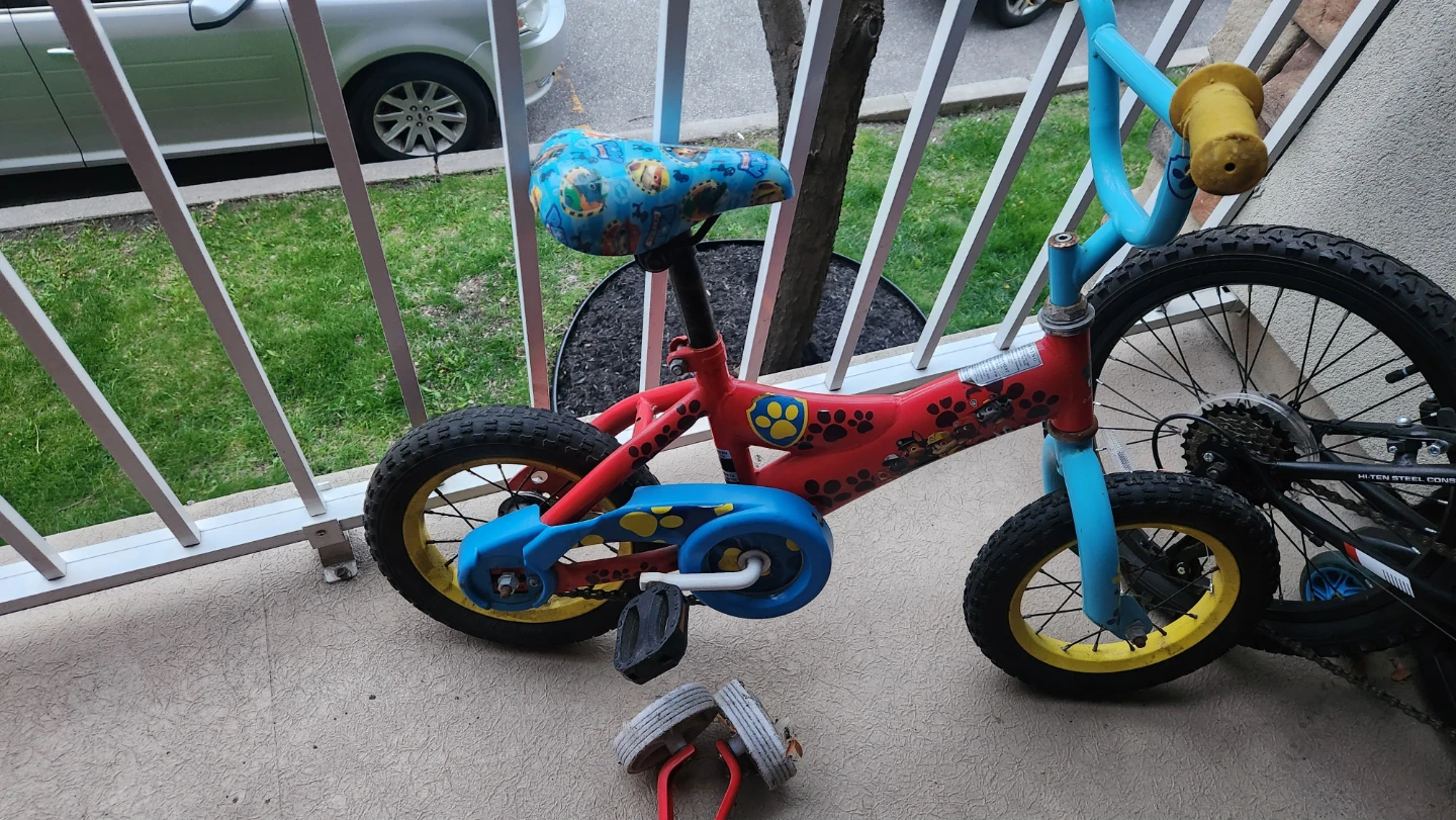 Kids Paw Patrol Bike