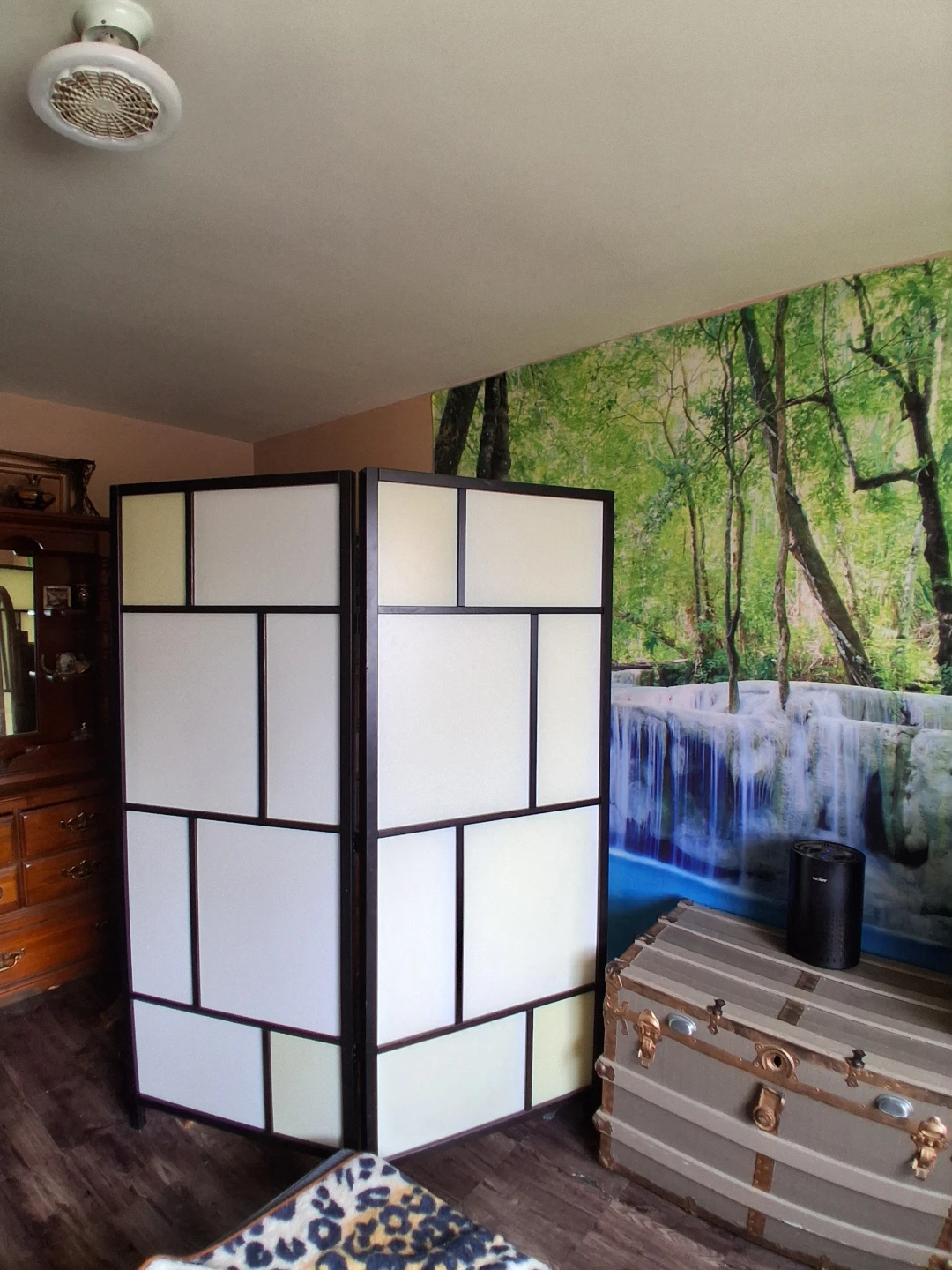 3-Panel Room Divider Screen - photo 2