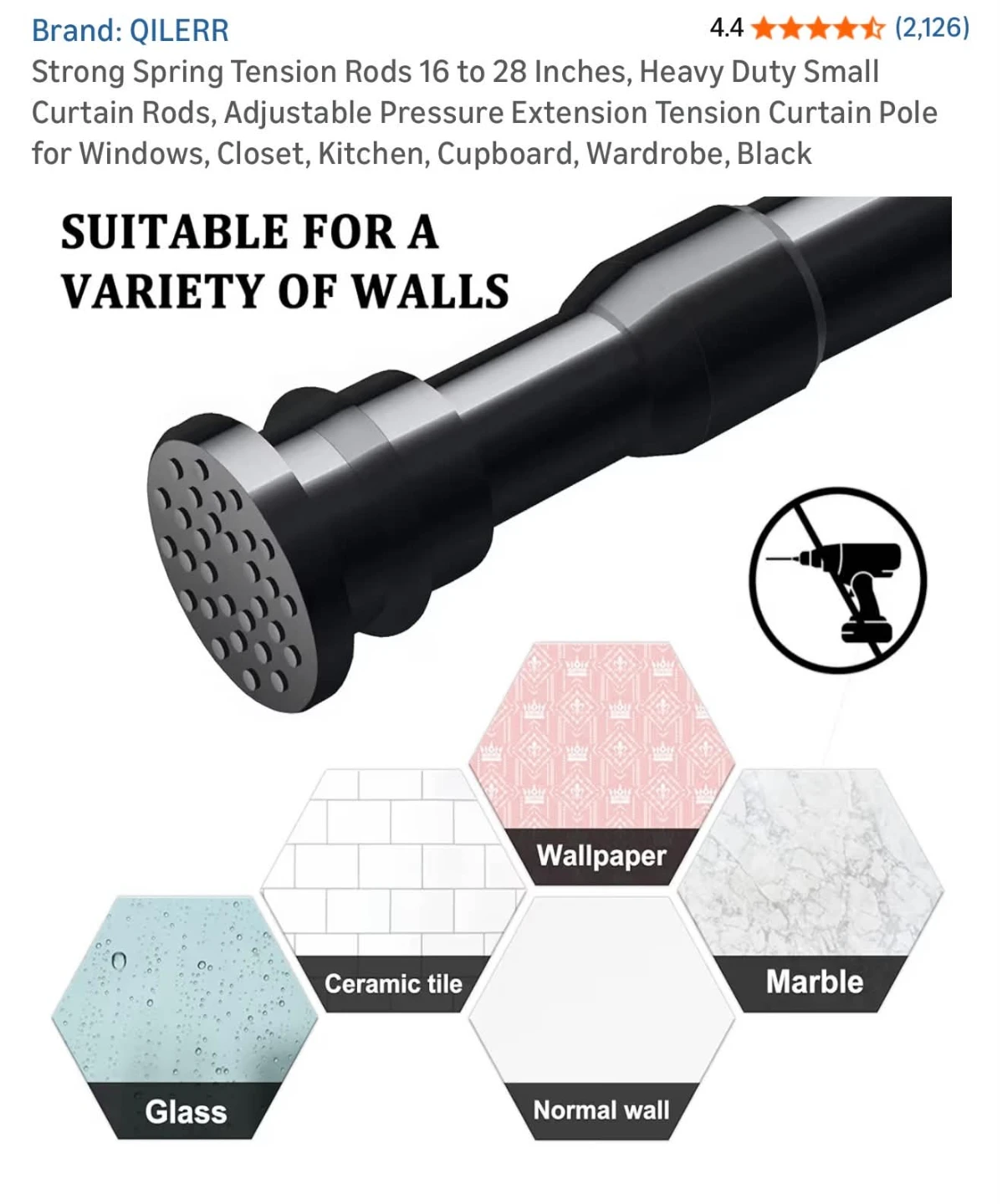 Tension Curtain Rod
