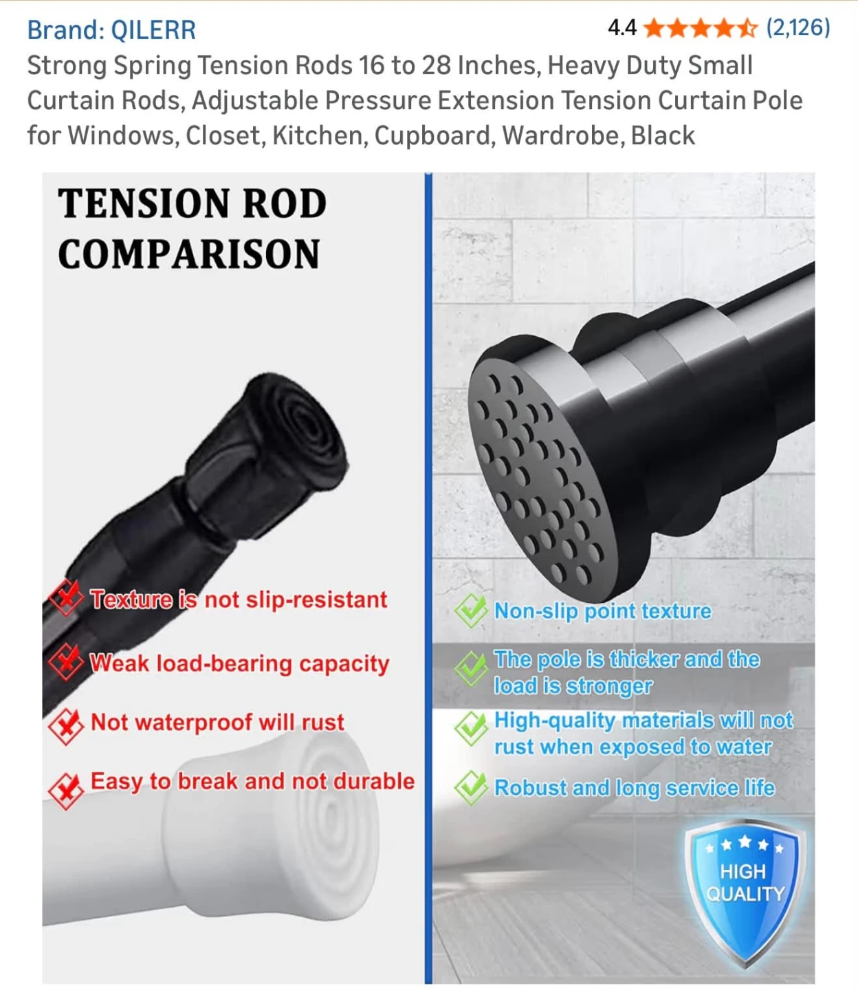 Tension Curtain Rod - photo 3