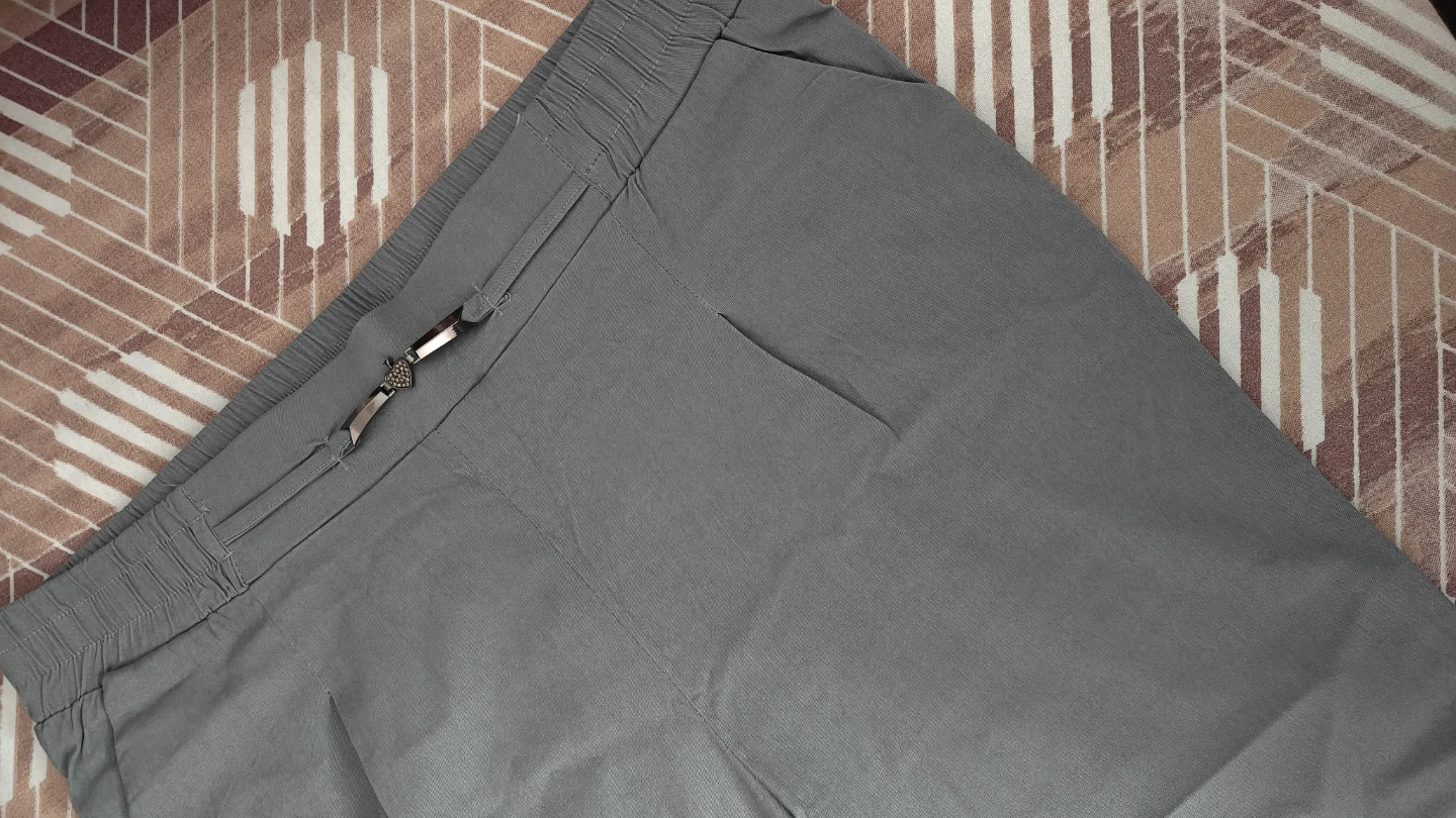 Grey Elastic Waist Pant ( woman) - photo 4