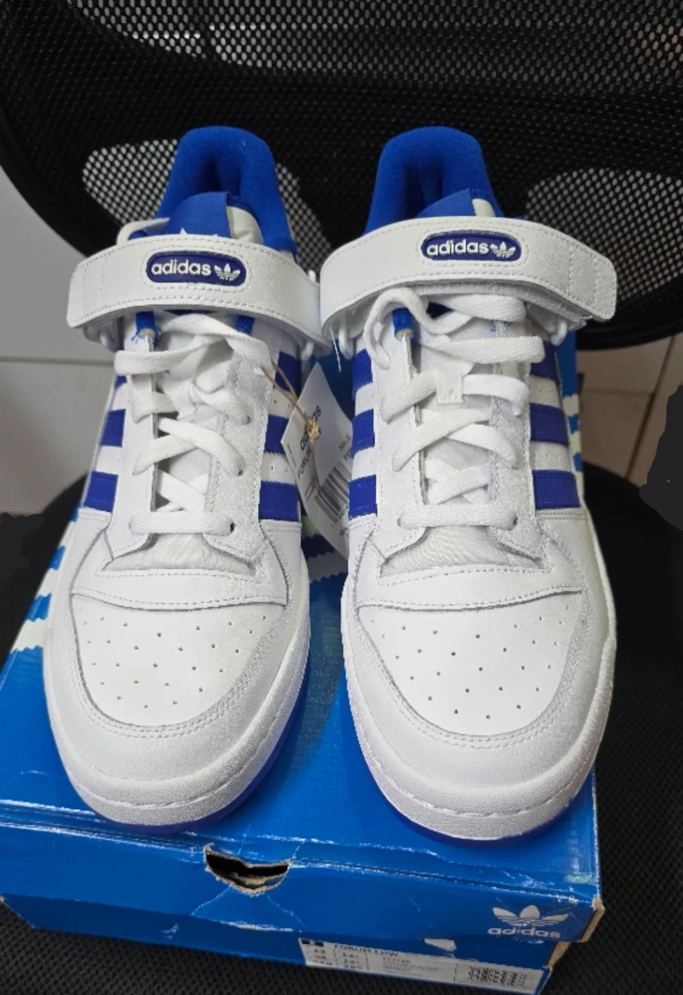 Brand new Adidas Forum Low Blue White in box for sale $129 - photo 3