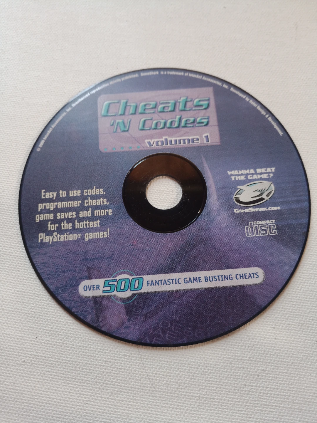 Cheats 'N Codes Volume 1 PlayStation CD