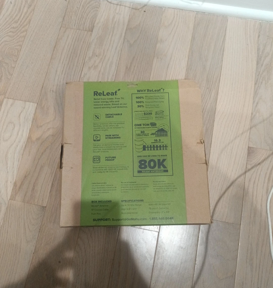Mohu ReLeaf HDTV Antenna 30 Mile Range - photo 2