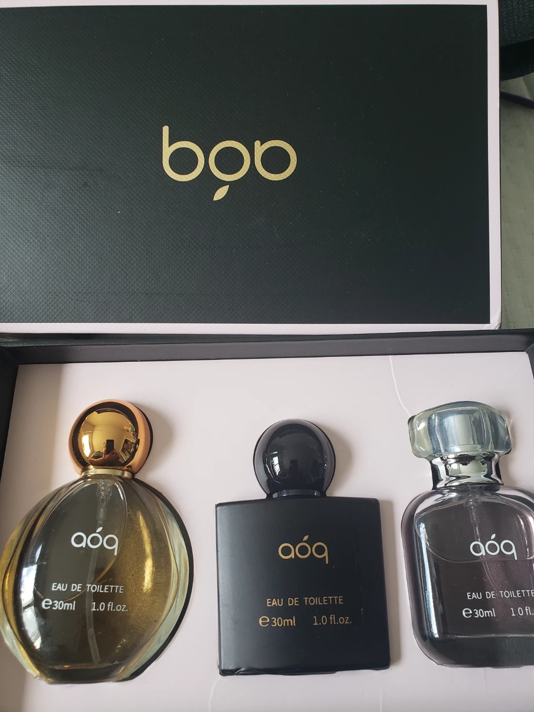 Aóq Eau de Toilette Gift Set - 3 x 30ml Bottles