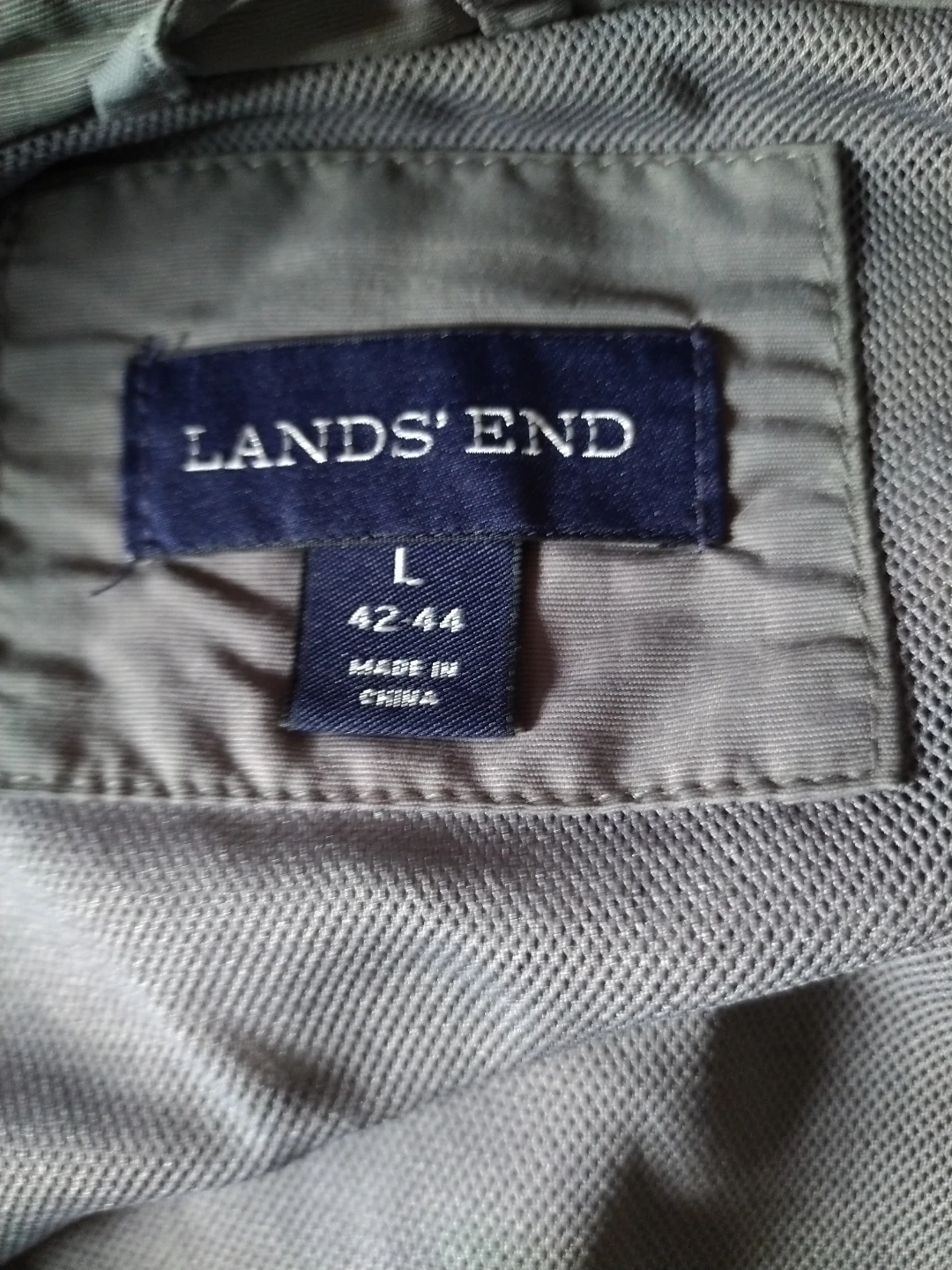 Lands' End Men's Size L Hooded Jacket - photo 2