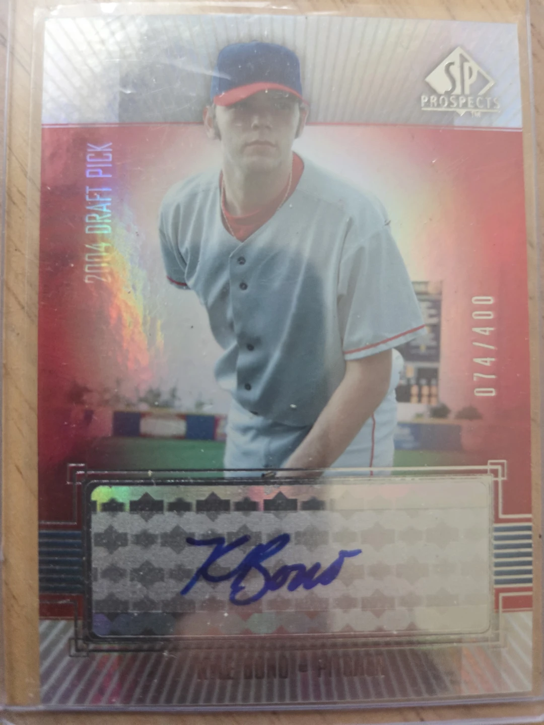 Kyle Bond 2004 SP Prospects Autographed Baseball Card