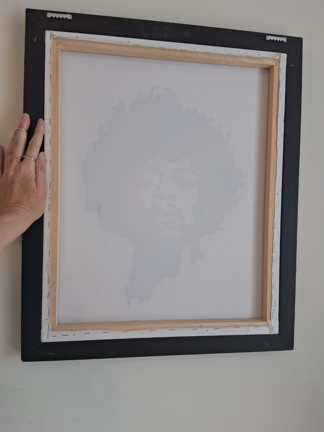 Jimi Hendrix Print with Solid Wood Frame - photo 2