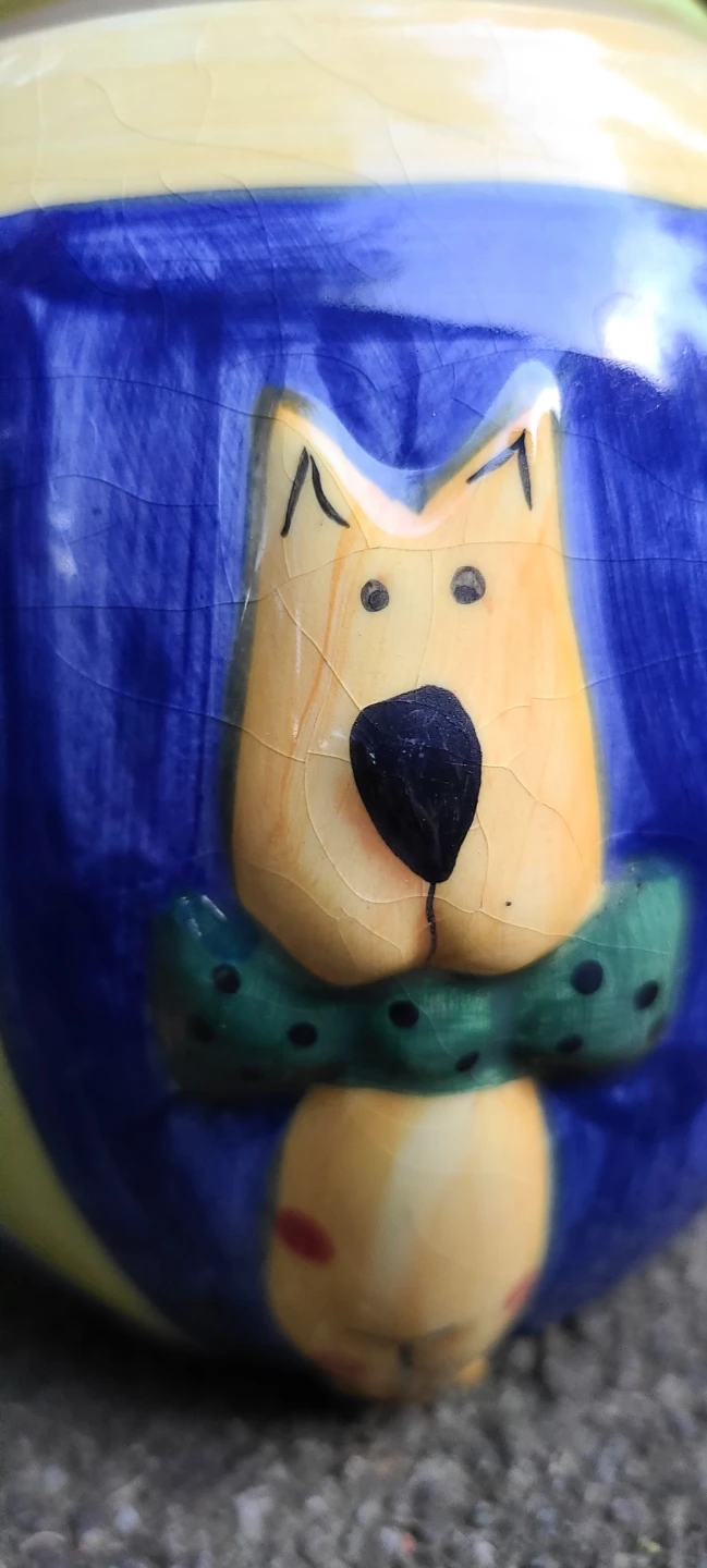Cute Hand-Painted Cat & Dog Teapot - photo 2