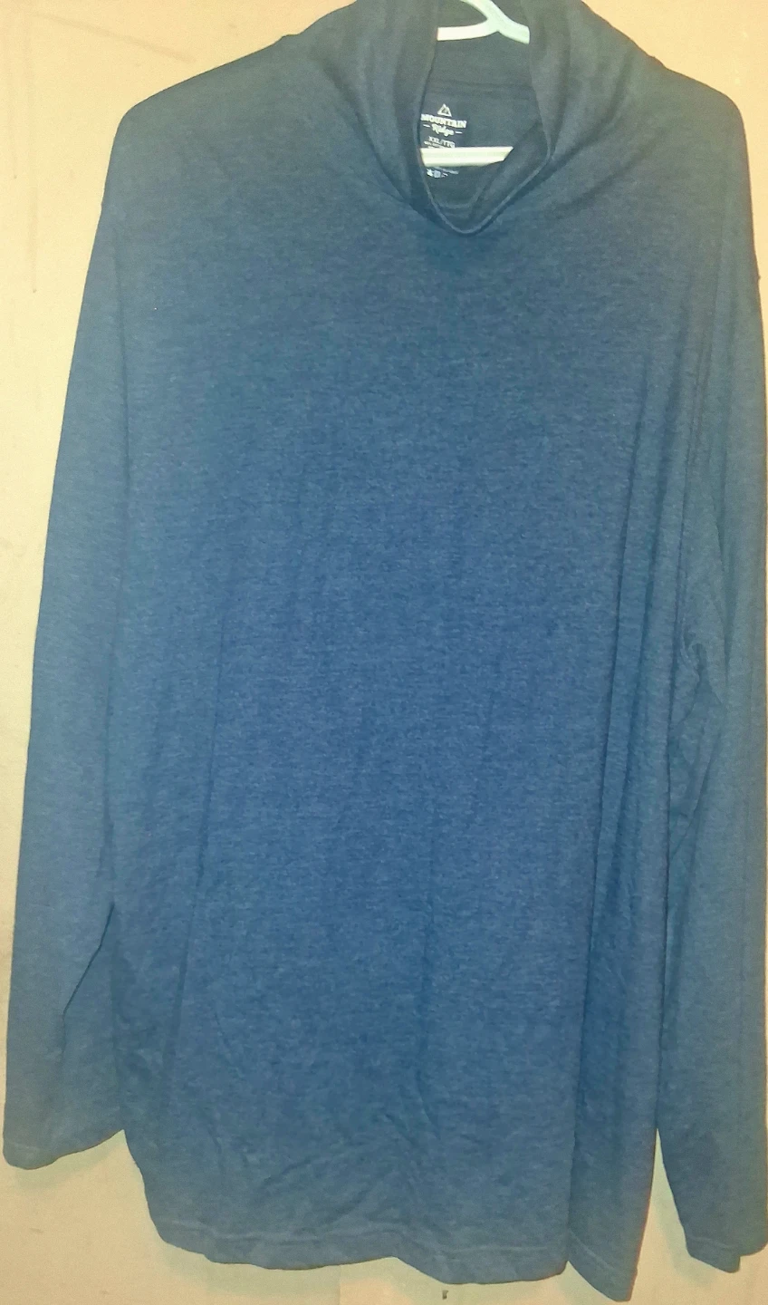 Mountain Ridge Men's Blue V-Neck T-Shirt Size XXL+ Sweater - photo 3