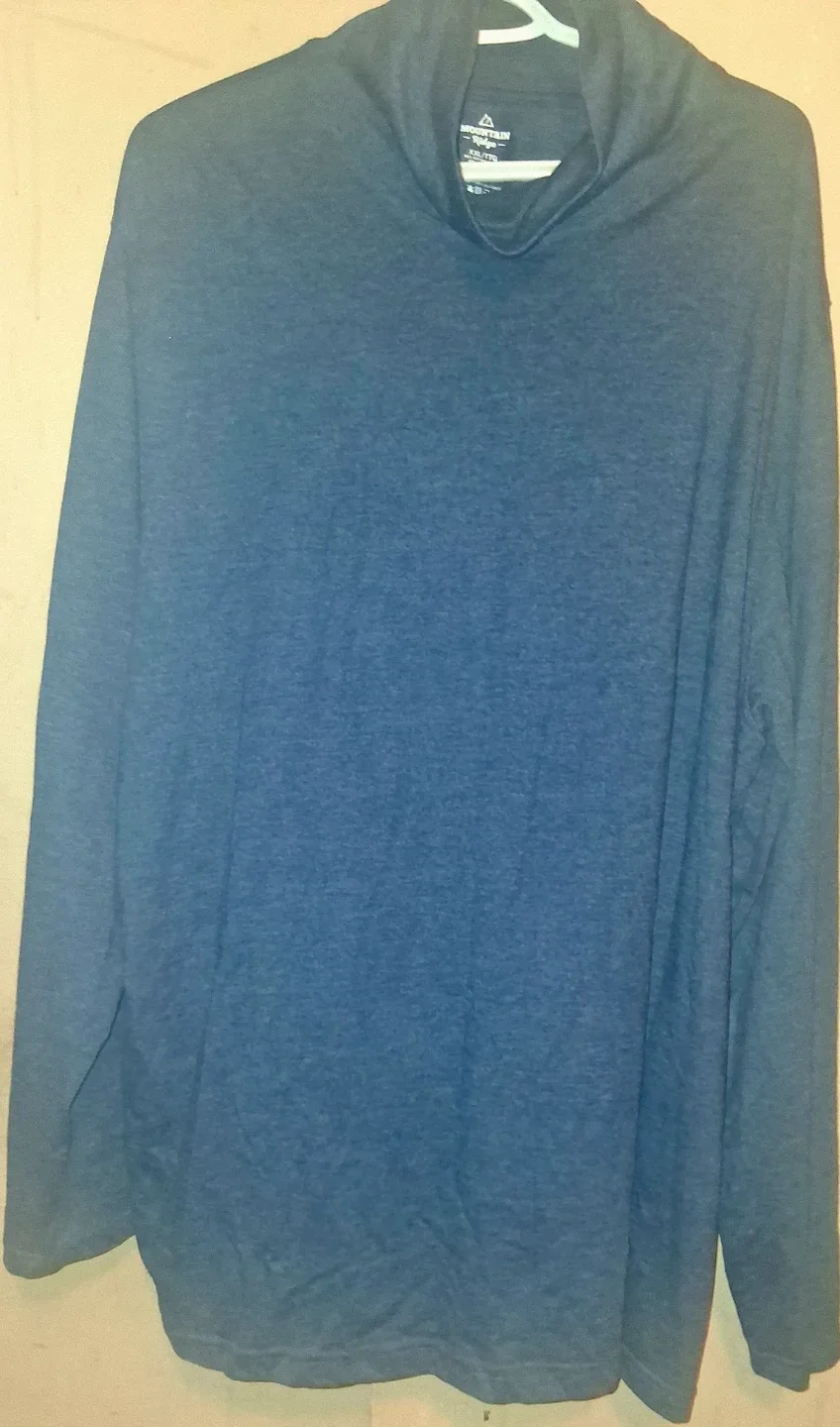 Mountain Ridge Men's Blue V-Neck T-Shirt Size XXL+ Sweater - photo 3