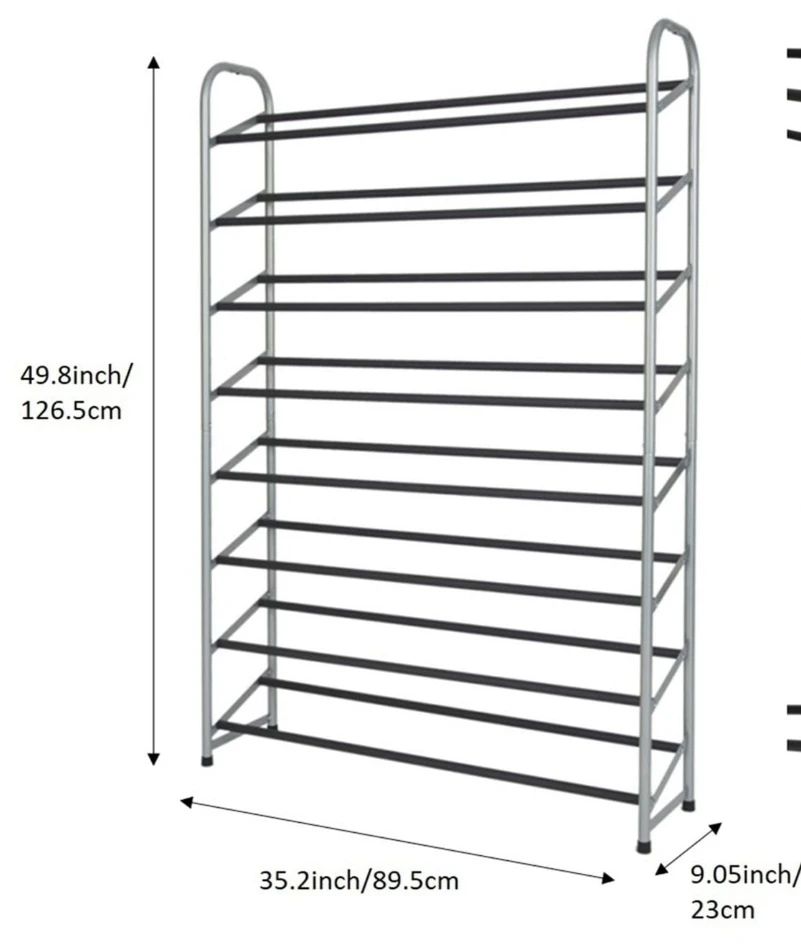 2tier and 10-Tier Shoe Rack Organizer - photo 2