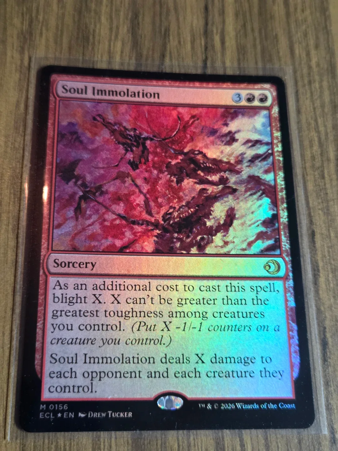 MTG Soul Immolation (Foil) - Lorwyn Eclipsed (ECL 0156)