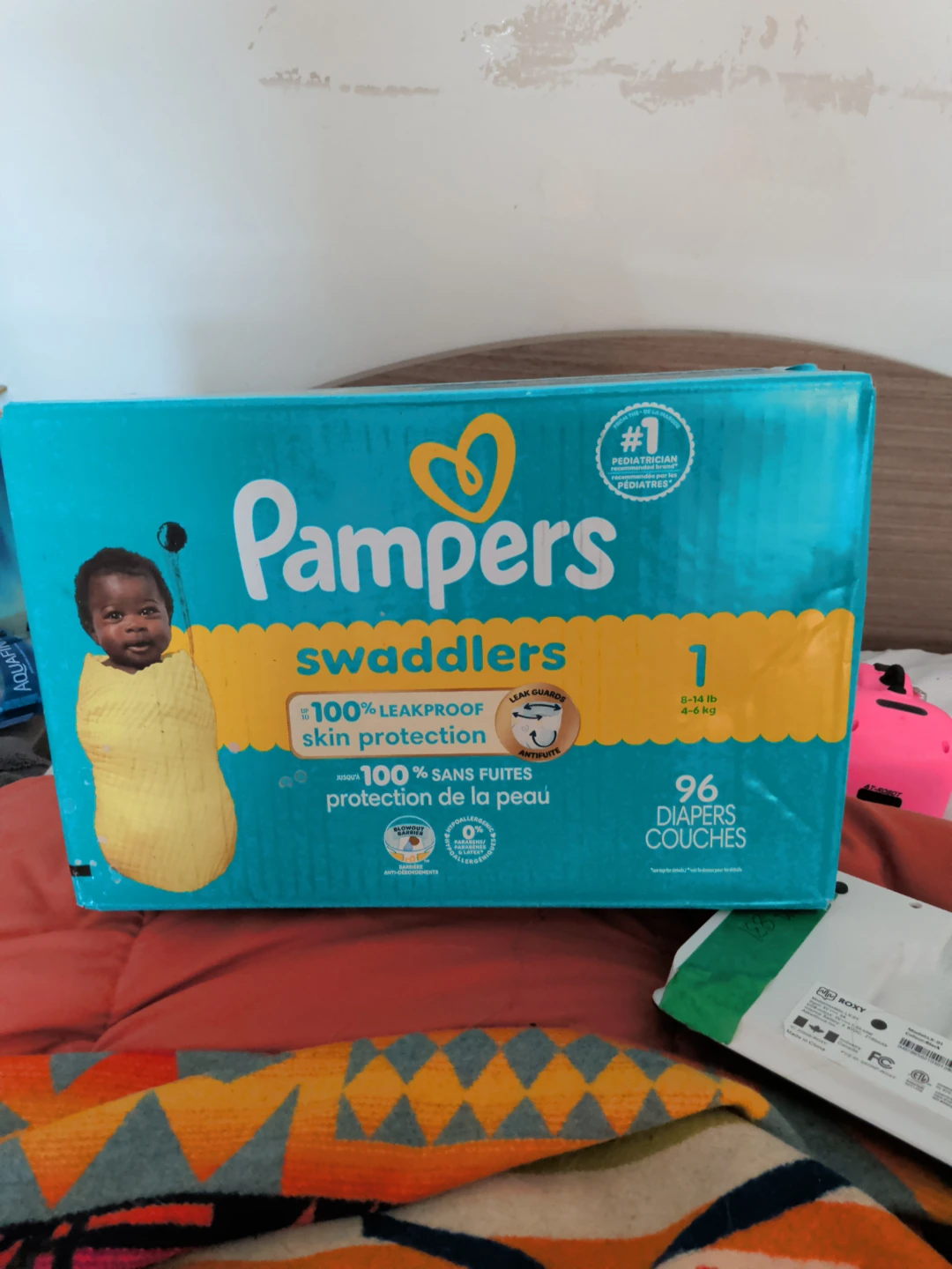 Pampers Swaddlers Diapers Size 1 (96 Count)