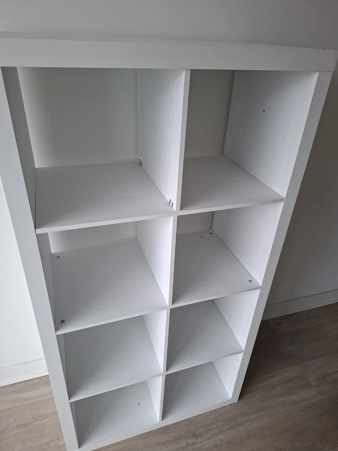 White 8-Cube Storage Shelf Unit - photo 5