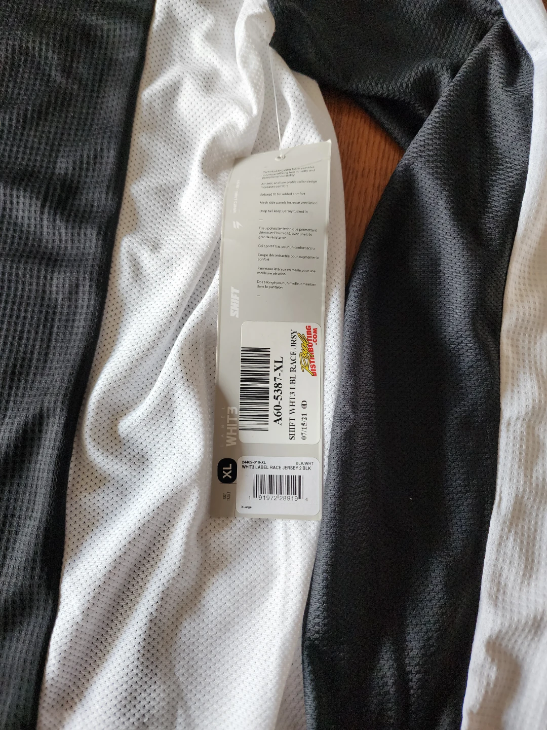 SHIFT WHITE LABEL Adult XL Race Jersey - photo 3