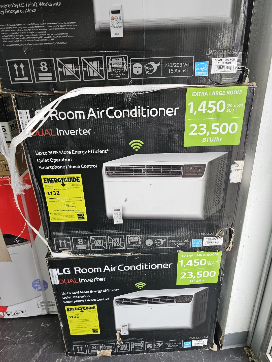 Lg 23500 btu window air conditioner