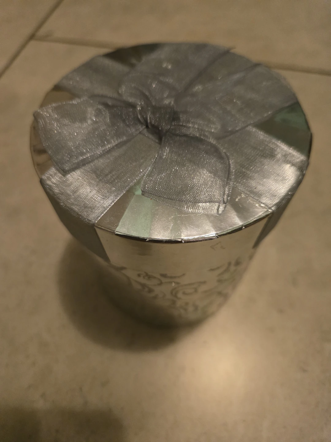 Silver Decorative Gift Box