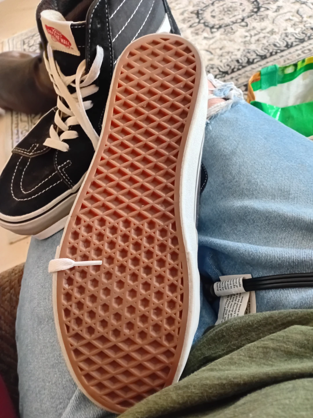 Vans Sk8-Hi Black Suede High-Top Sneakers