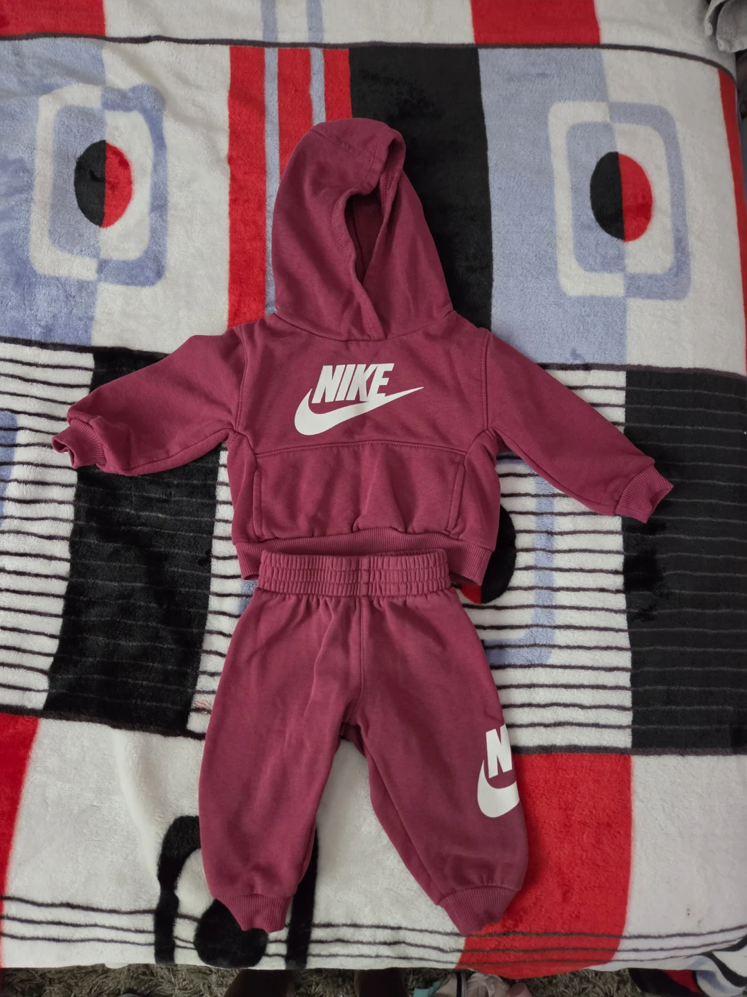 Nike Baby Tracksuit - Burgundy