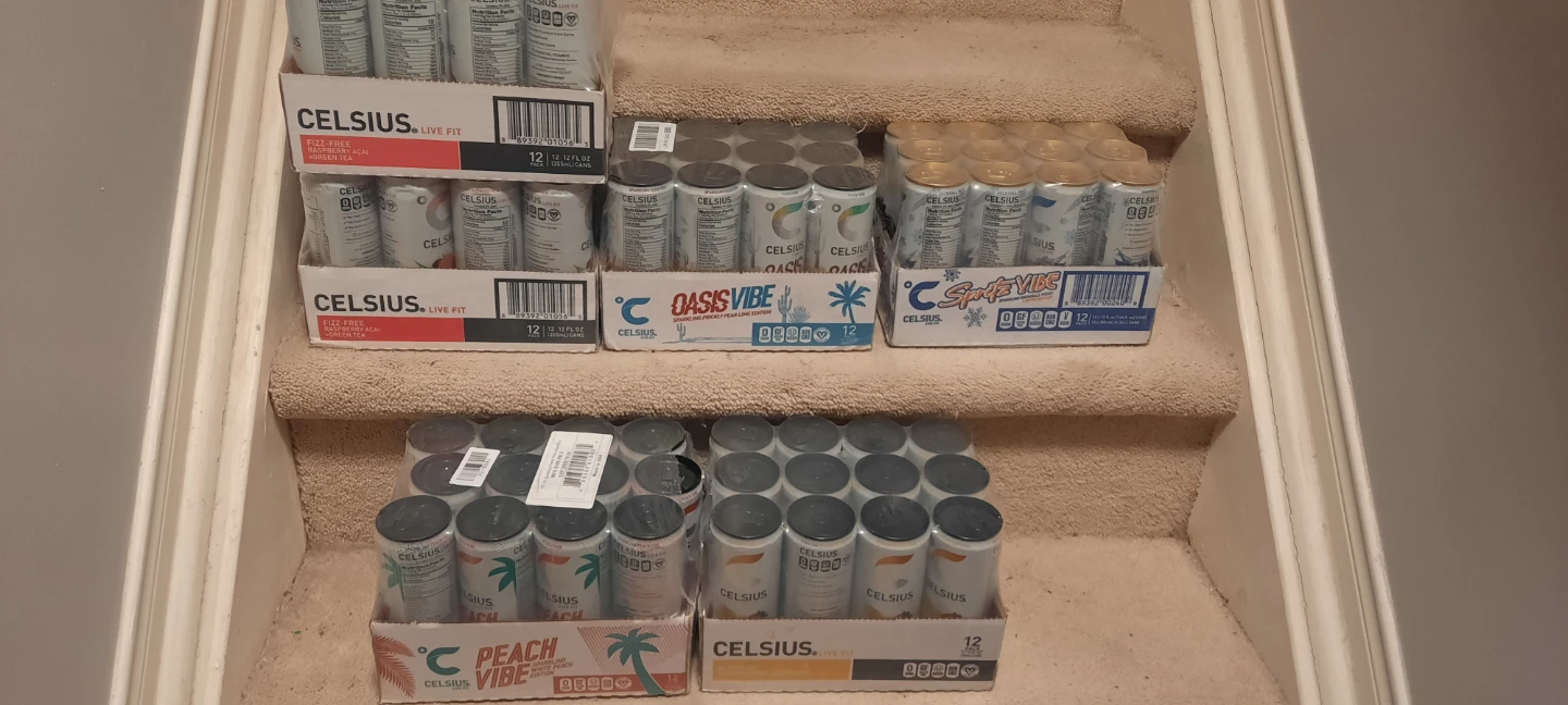 New Celsius Energy Drink Cases x5