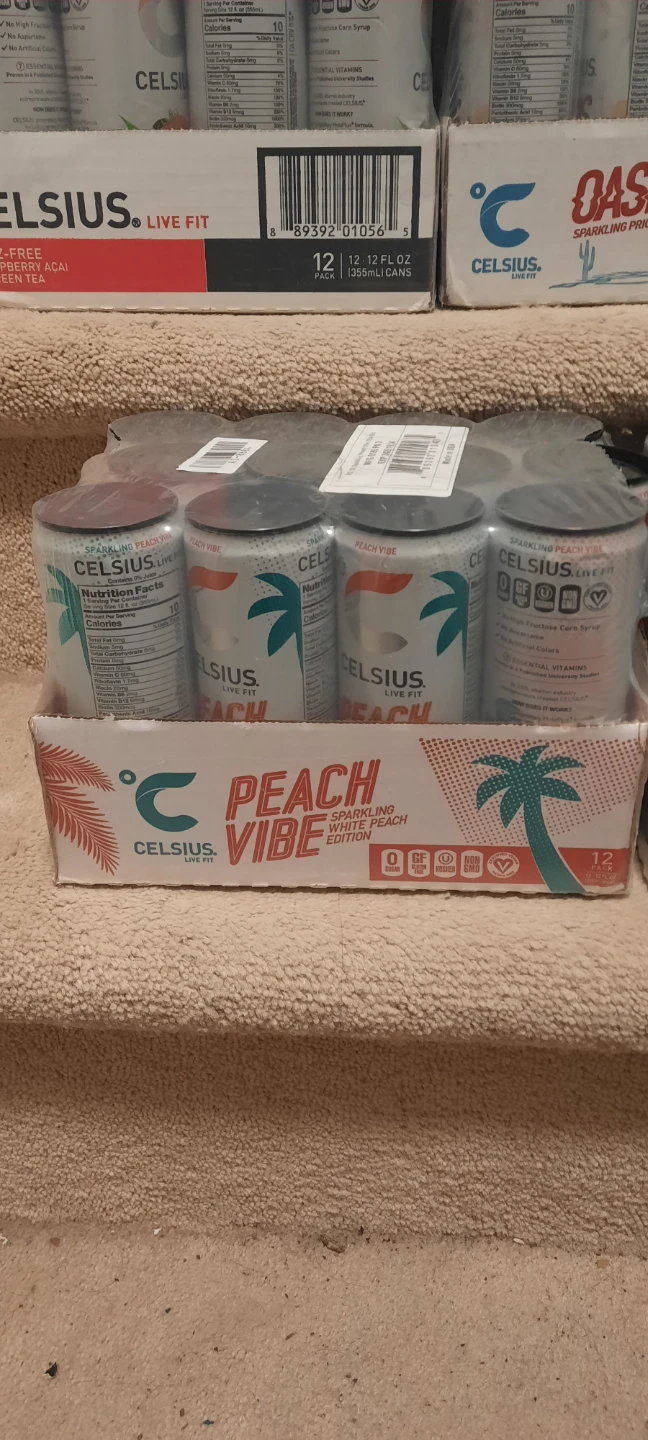 New Celsius Energy Drink Cases x5 - photo 2
