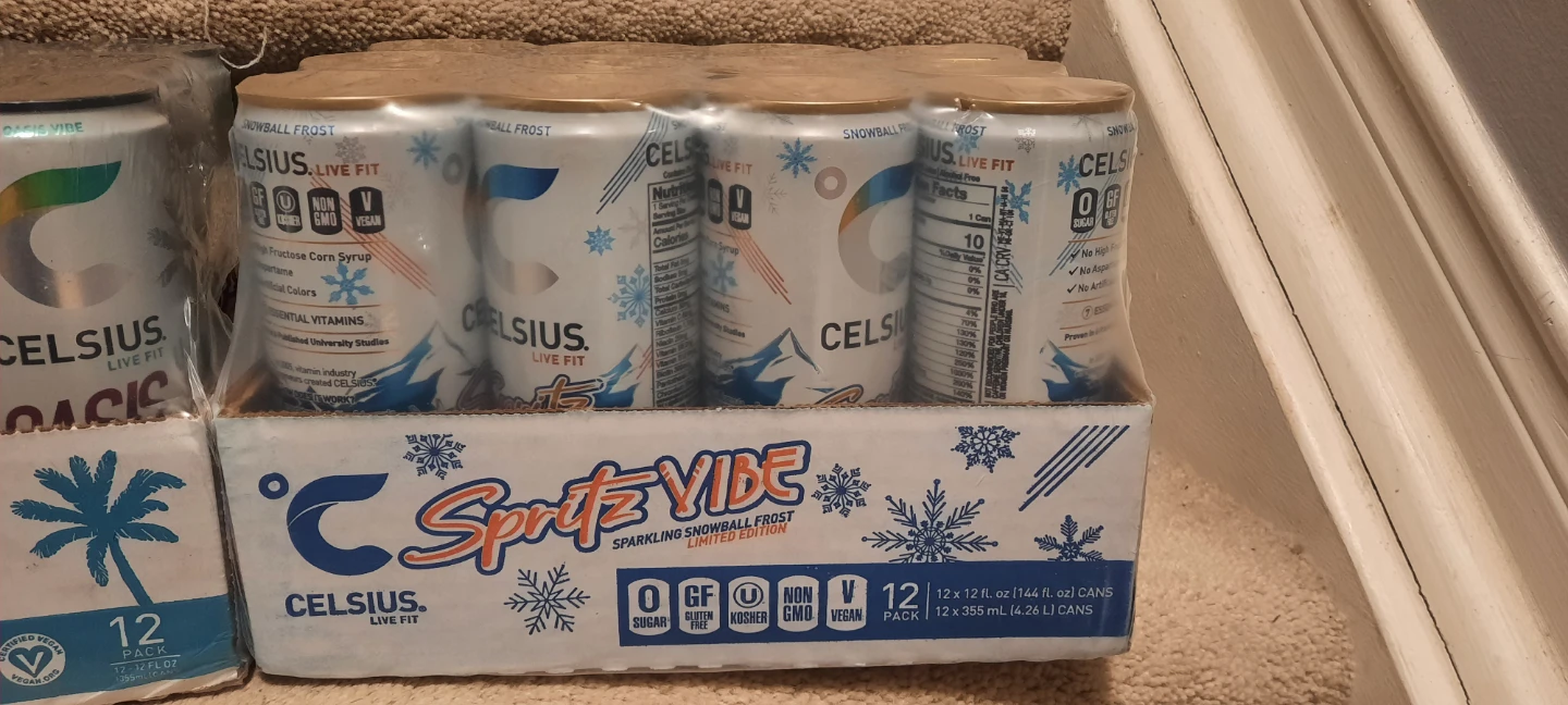 New Celsius Energy Drink Cases x5 - photo 4