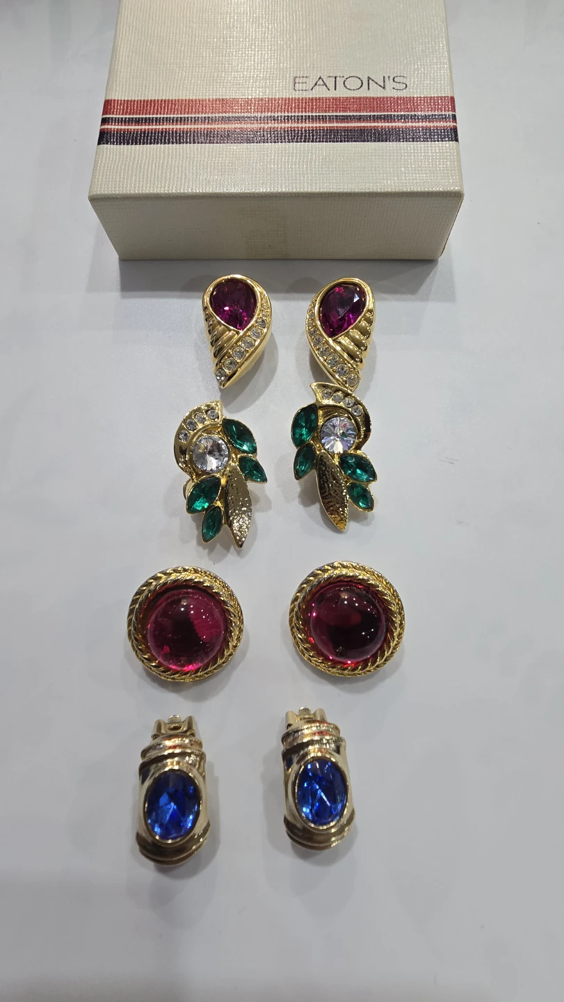 ✨ VINTAGE EARRINGS— 1980s Eaton’s + Park Lane Coralee ✨ - photo 2