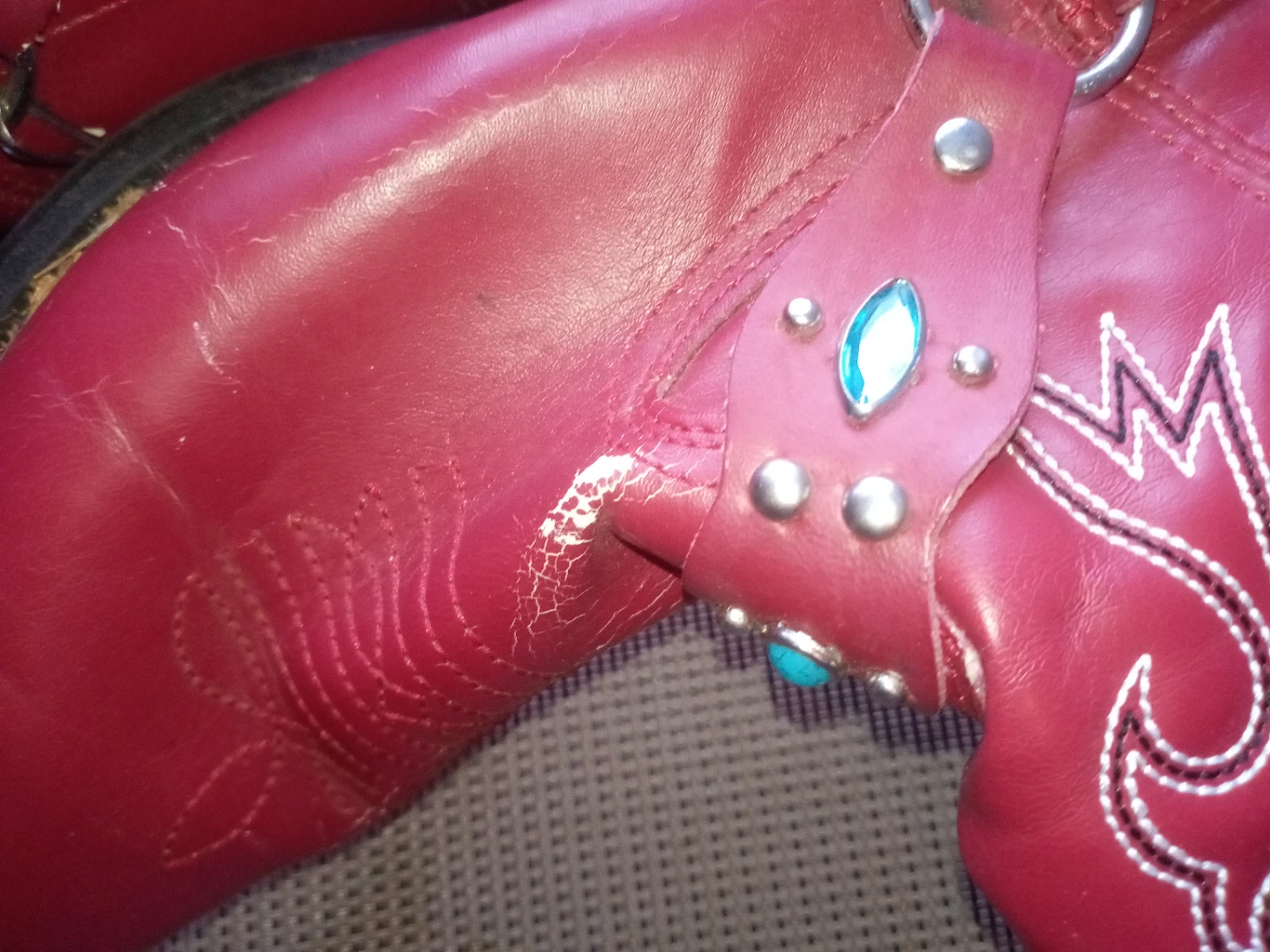 Laredo Red Cowboy Boots Child Size 3D - photo 5