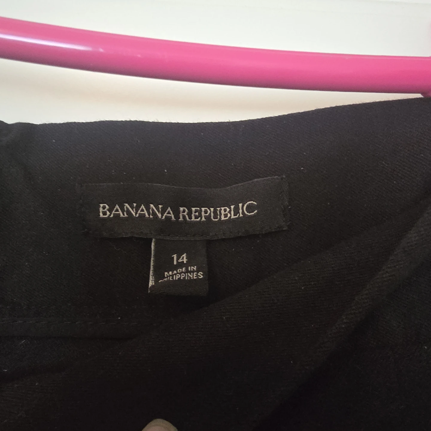 Banana Republic Black Pencil Skirt with Zip Detail - photo 2