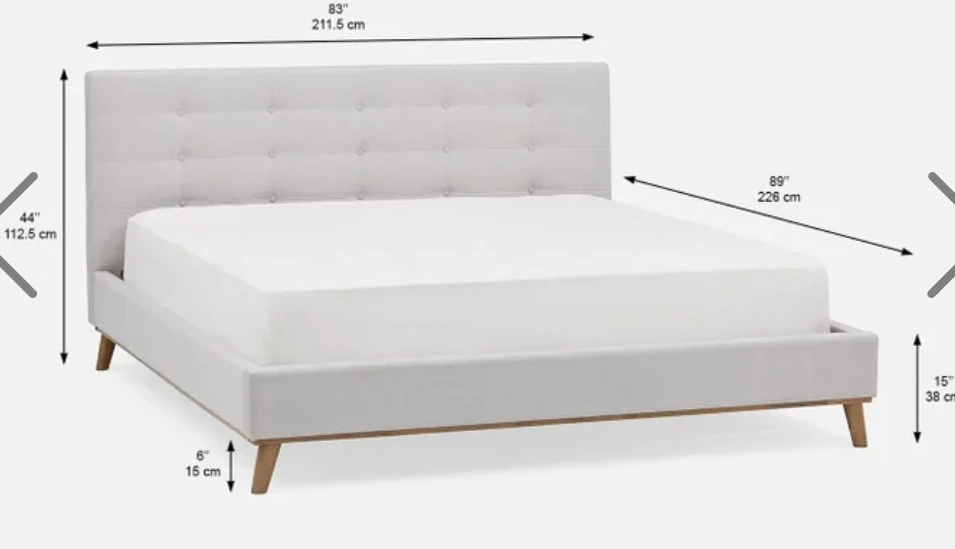 King size bed frame - photo 3